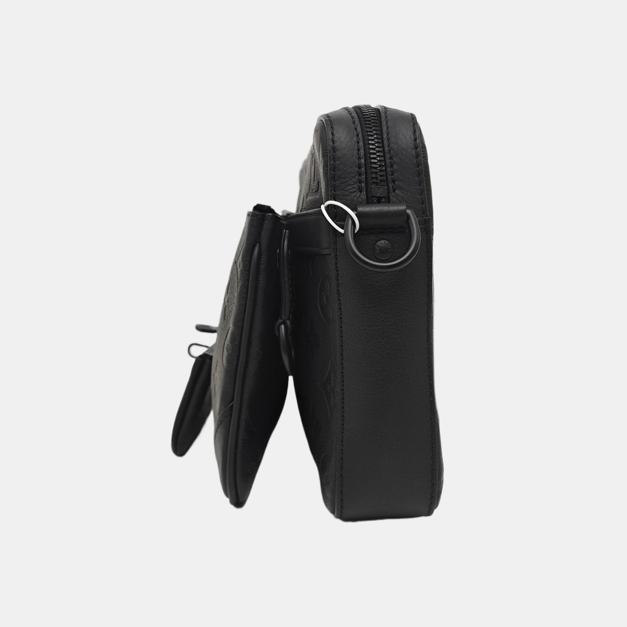 DUO Monogram Calfskin Black