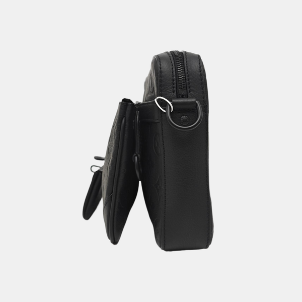 DUO Monogram Calfskin Black
