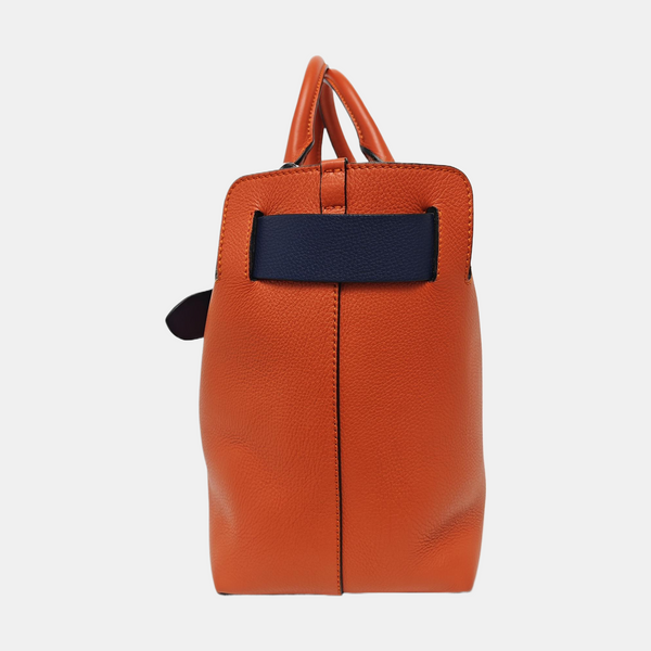 The Belt Large Calfskin Orange