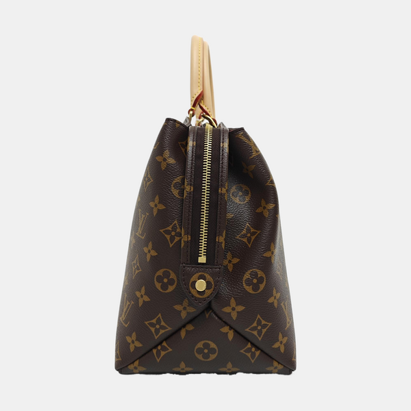 GRAND SAC Monogram Coated Canvas Brown