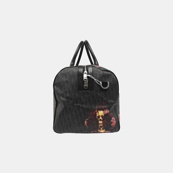 Coated Canvas Top Handle Bag Multicolor