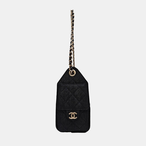 CHANEL 25 Quilted Denim Blue