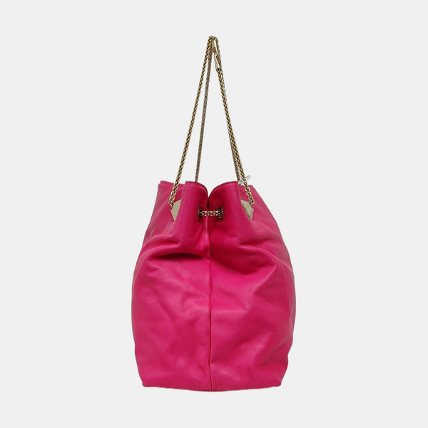 Calfskin Shoulder Bag Pink