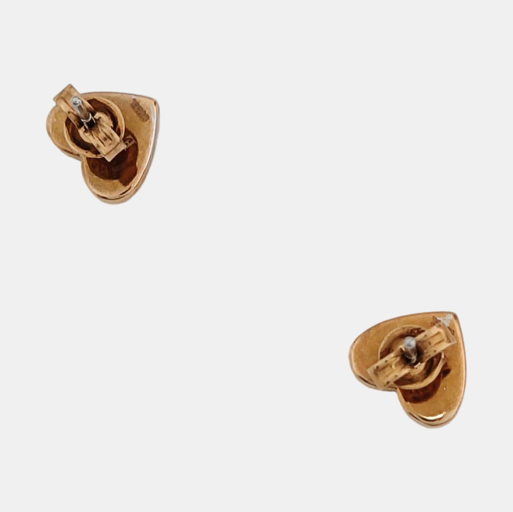 Stainless Steel Rose Gold Stud Earrings