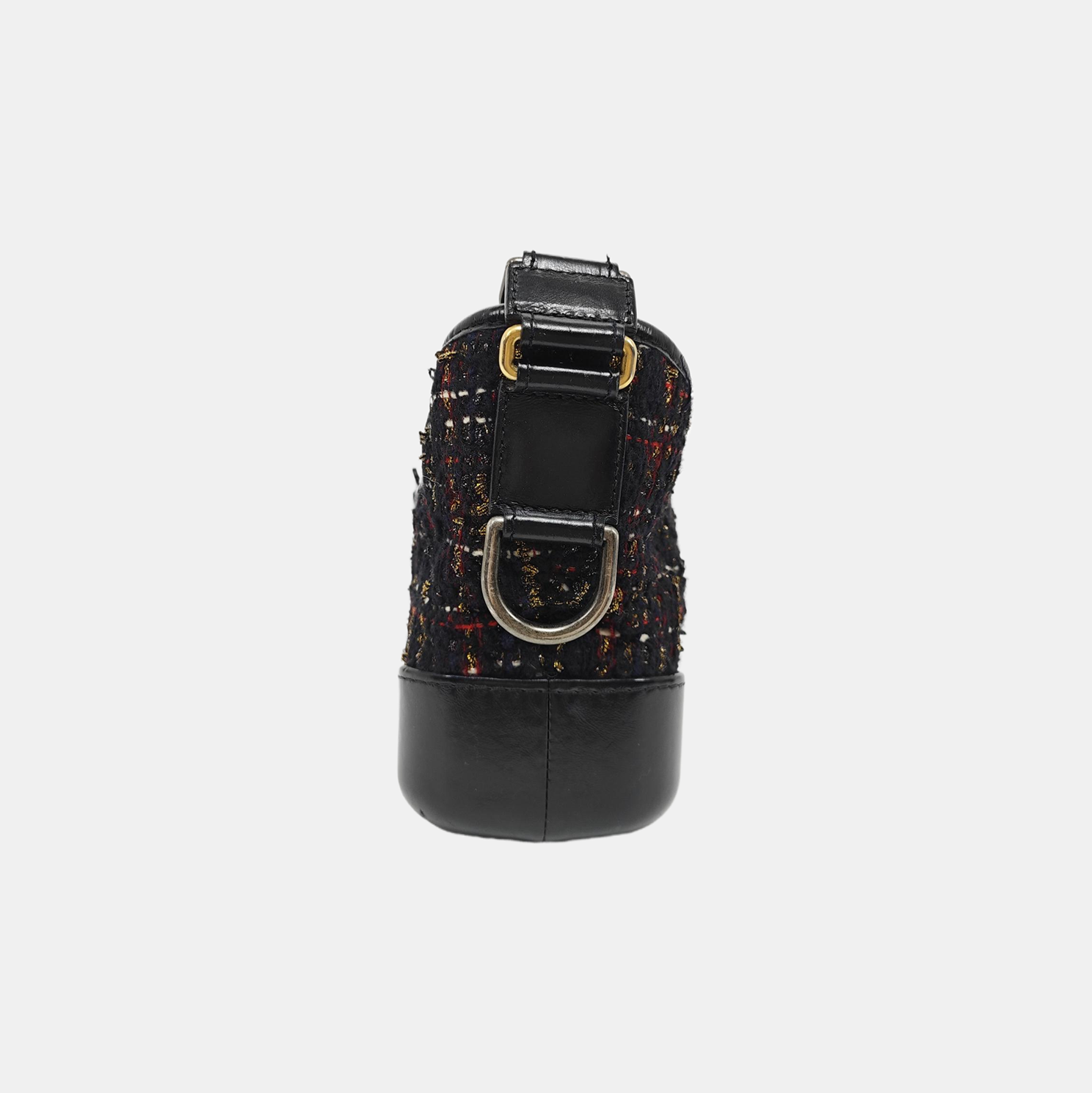 GABRIELLE Small Quilted Wool Black