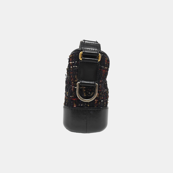GABRIELLE Small Quilted Wool Black