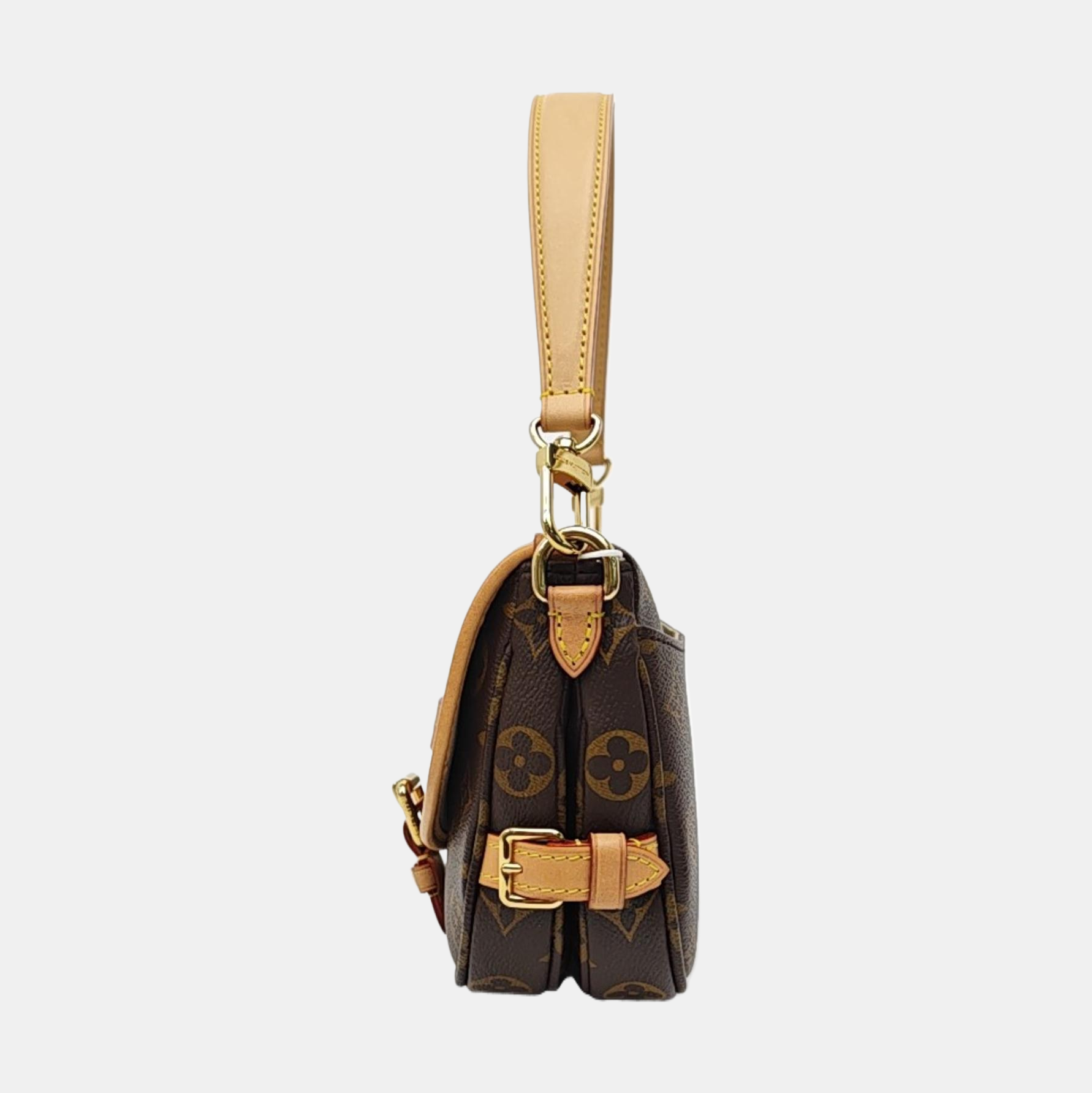 SAUMUR BB Monogram Coated Canvas Brown
