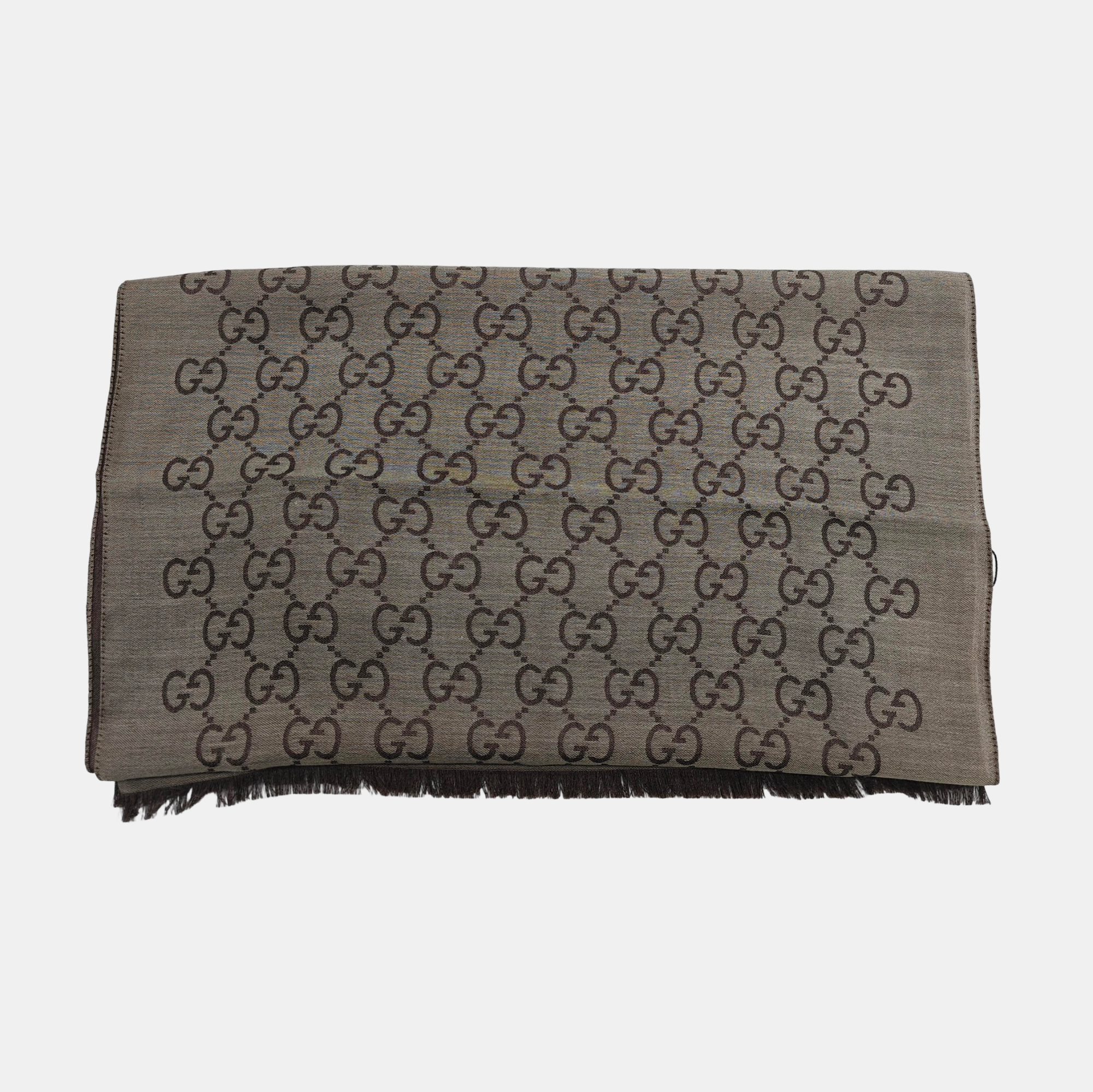 Wool Scarf Brown