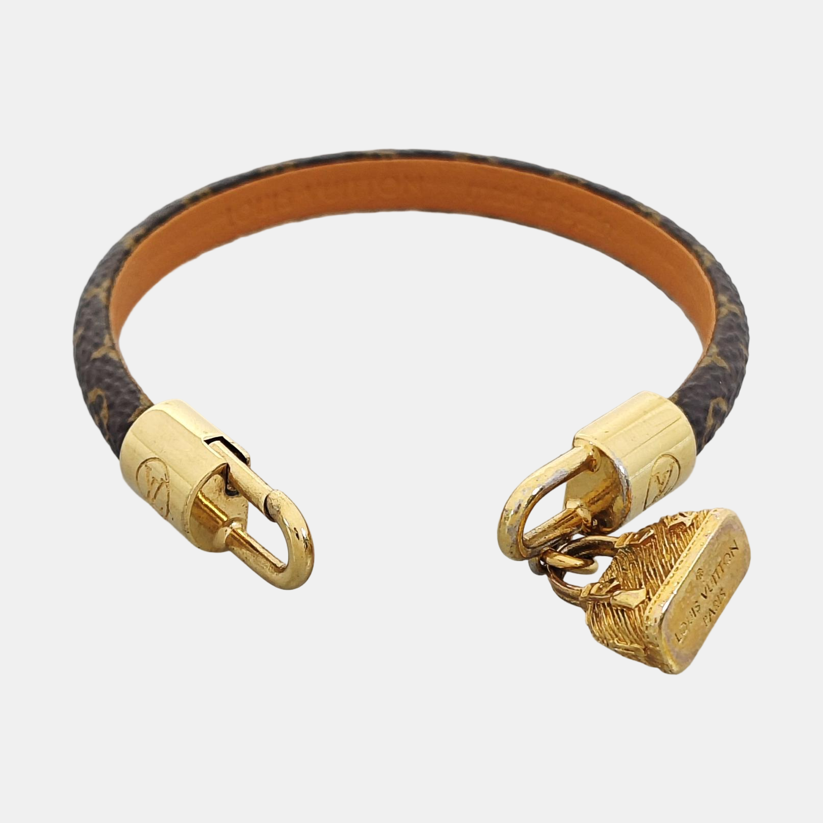 ALMA Leather Brown Bangle
