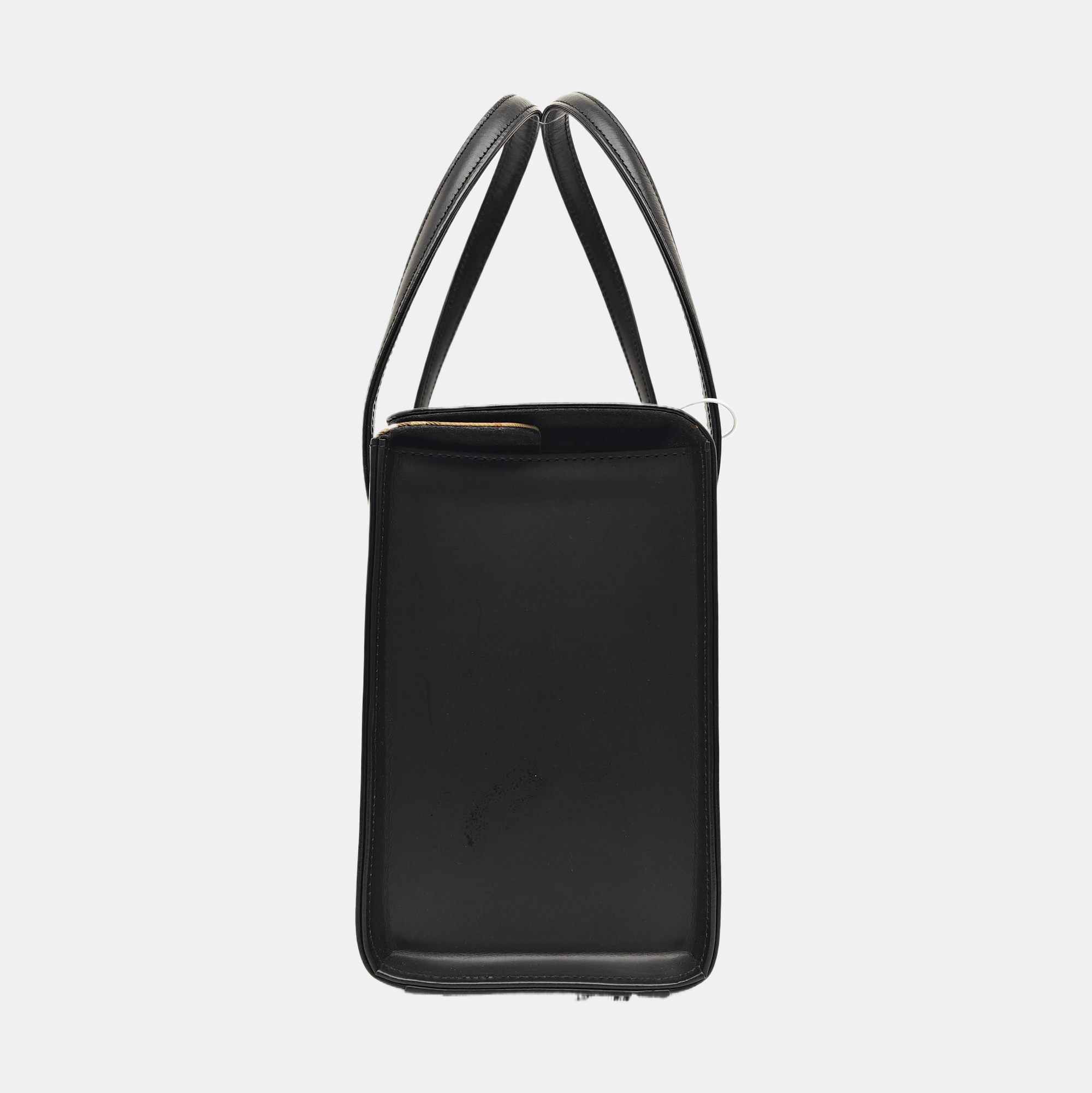 Calfskin Tote Bag Black