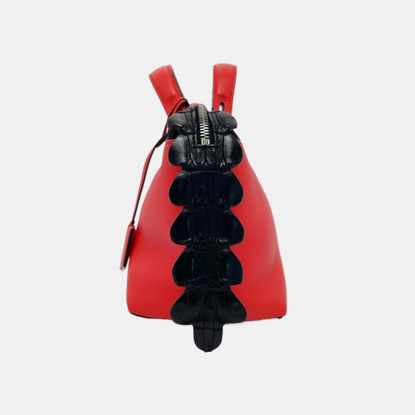 Calfskin Shoulder Bag Red