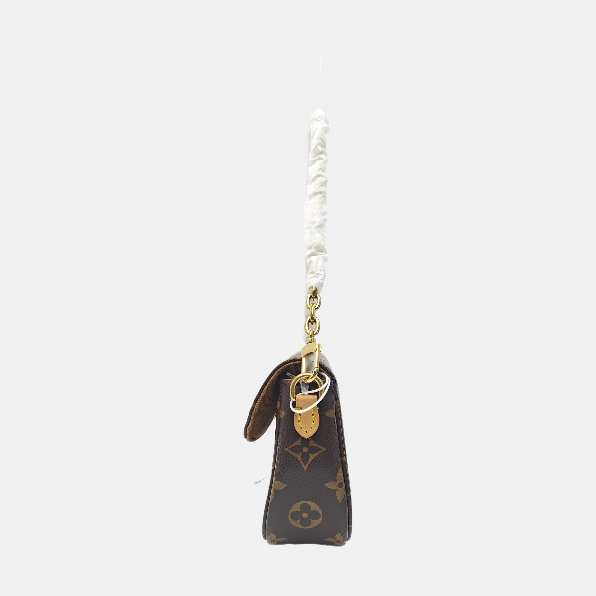 IVY Monogram Coated Canvas Brown