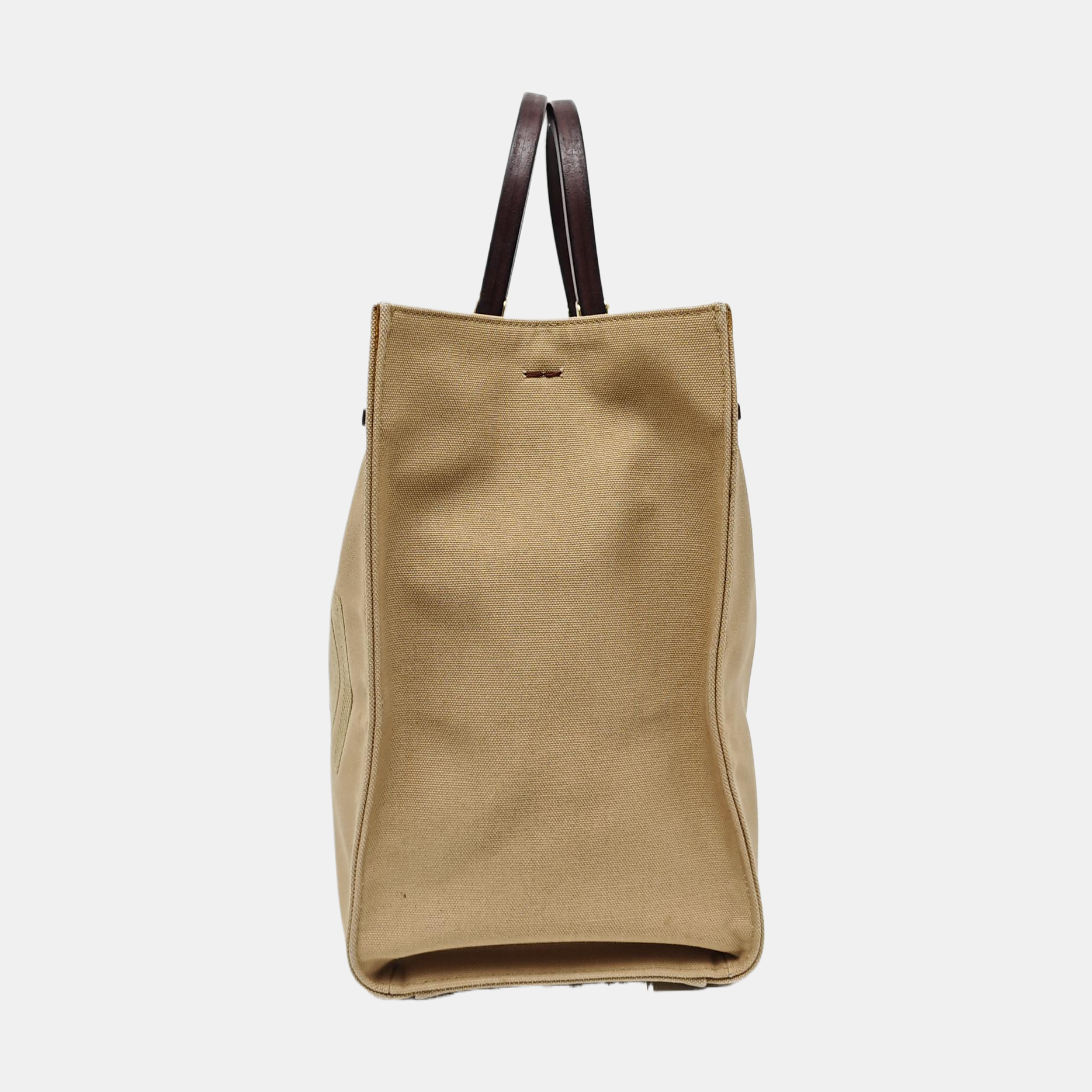 Authenticated pre-owned  Sunshine Medium Canvas Beige - Tote Bag at Looply