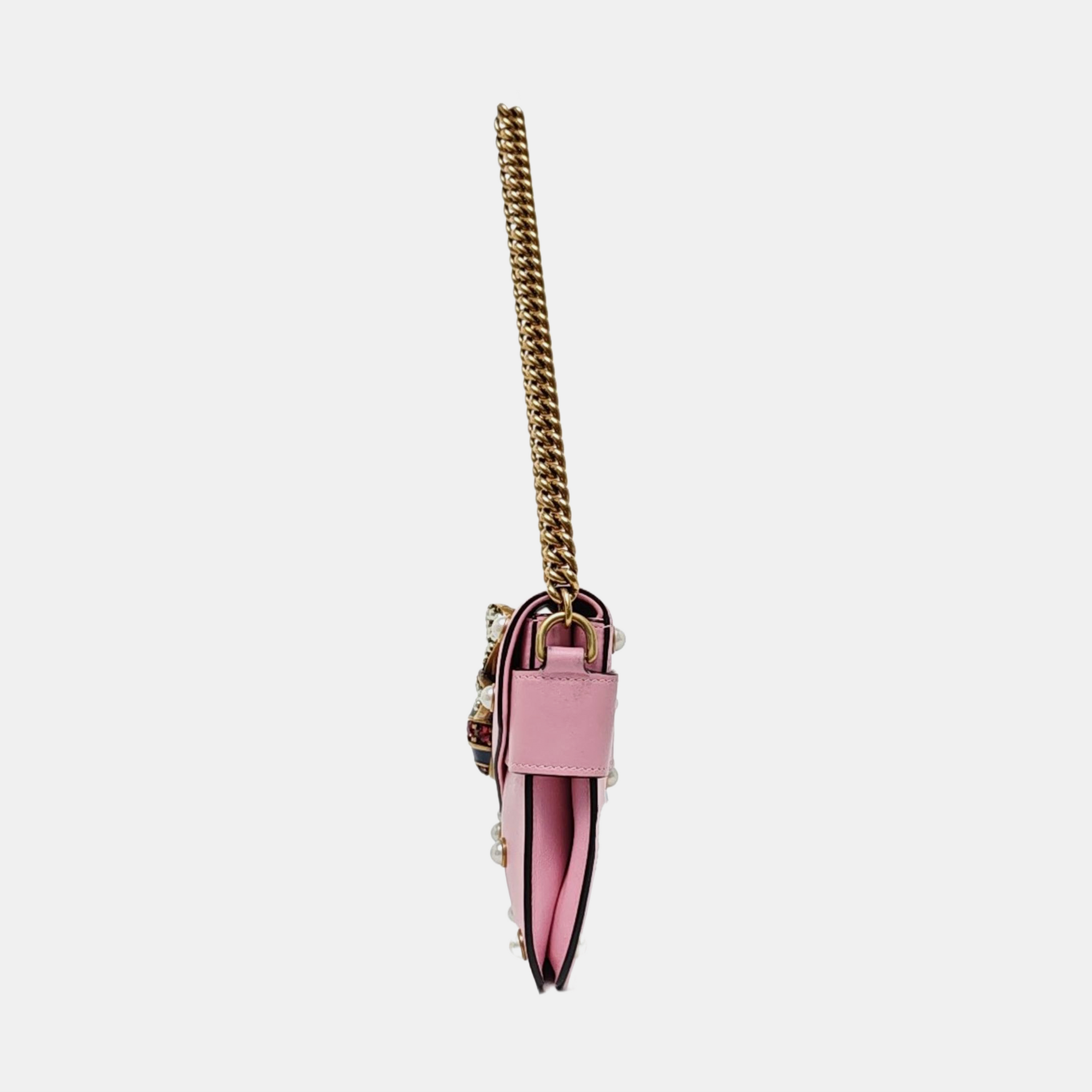 Queen Margaret Mini Calfskin Pink