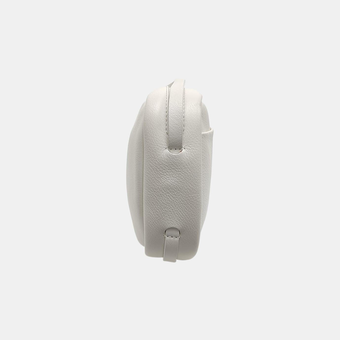 Calfskin Shoulder Bag Small White