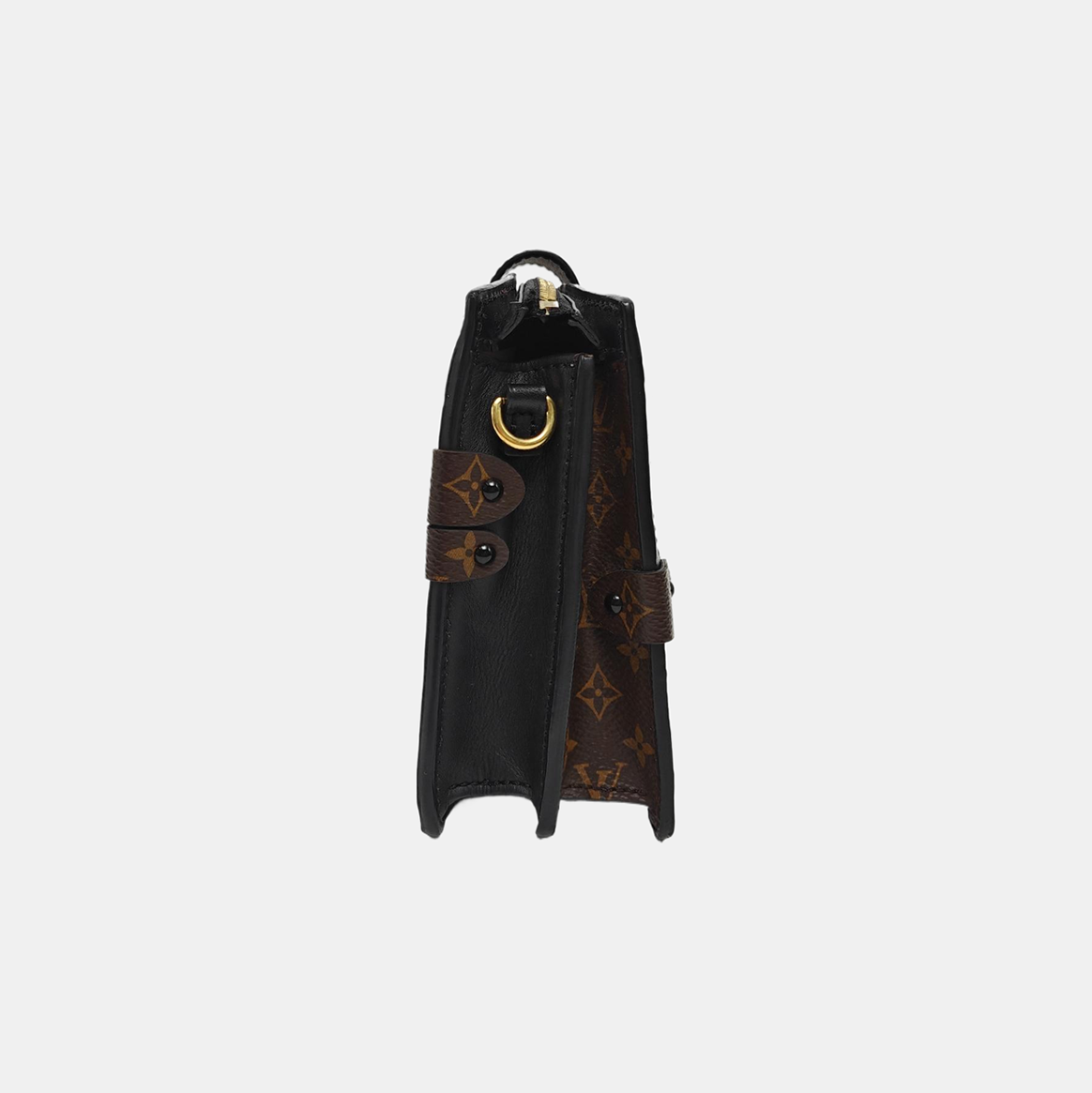 TRUNK Monogram Coated Canvas Brown