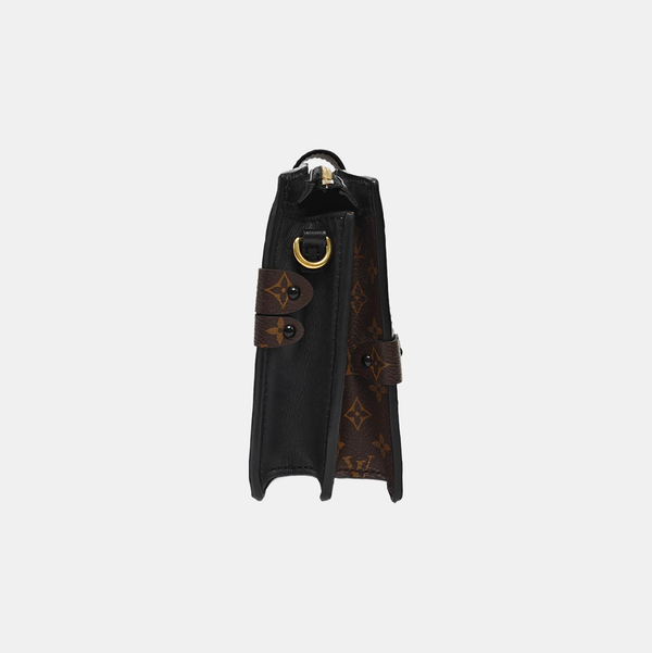 TRUNK Monogram Coated Canvas Brown