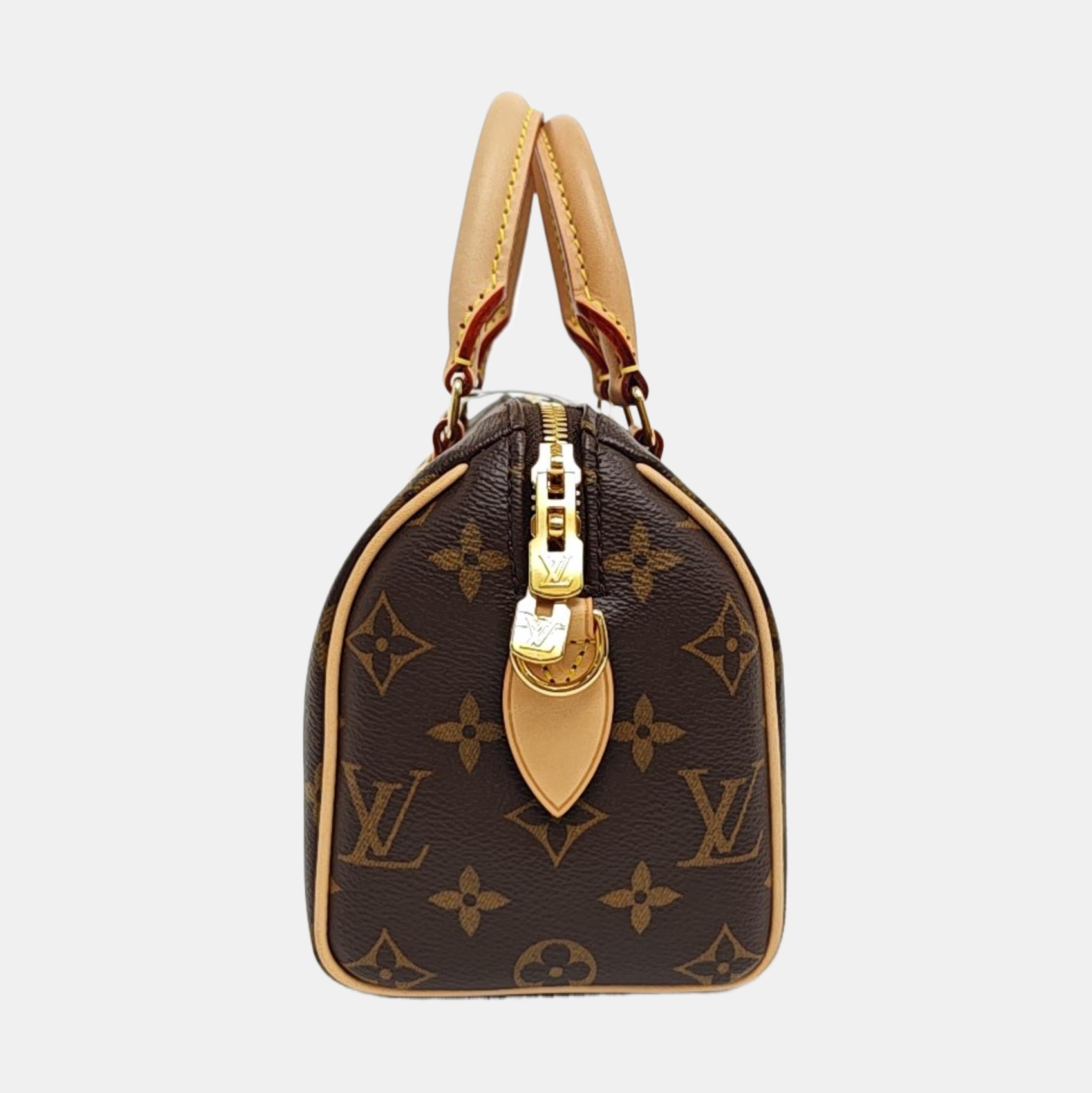 SPEEDY 20 Monogram Coated Canvas Brown