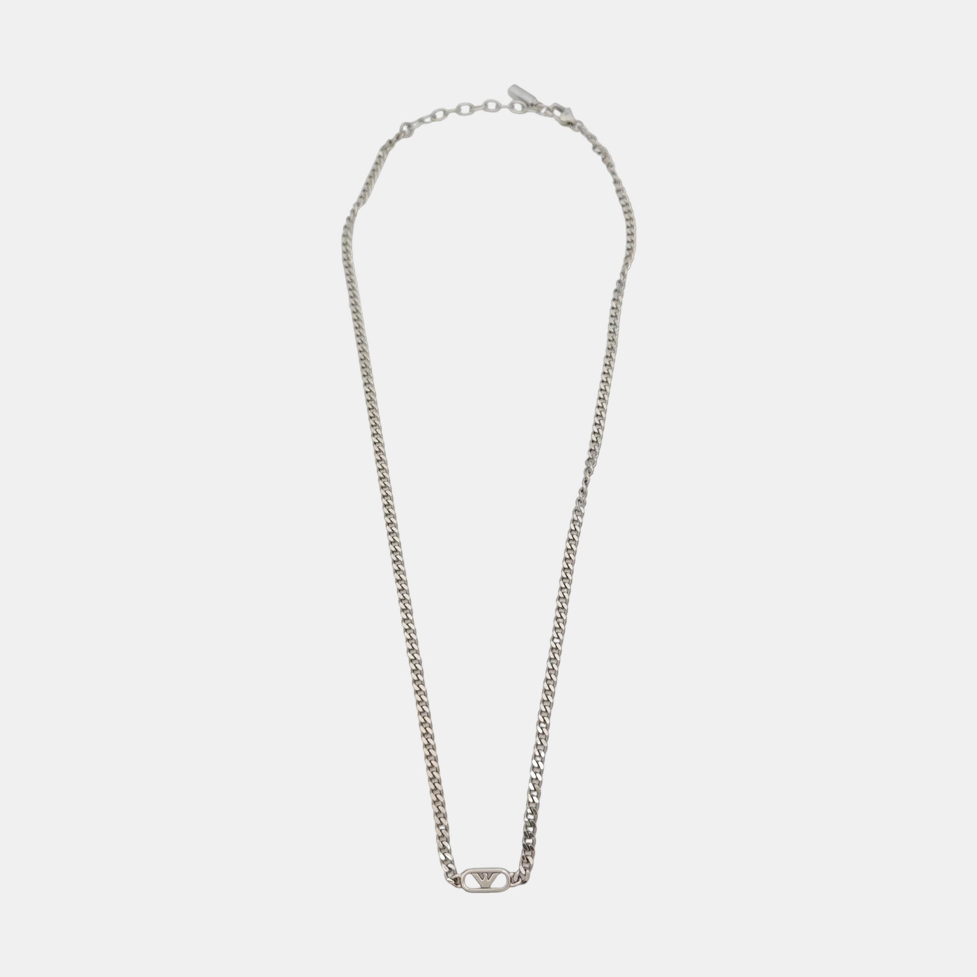 Authenticated pre-owned  Stainless Steel Silver Necklace - Necklace at Looply