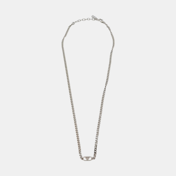 Authenticated pre-owned  Stainless Steel Silver Necklace - Necklace at Looply