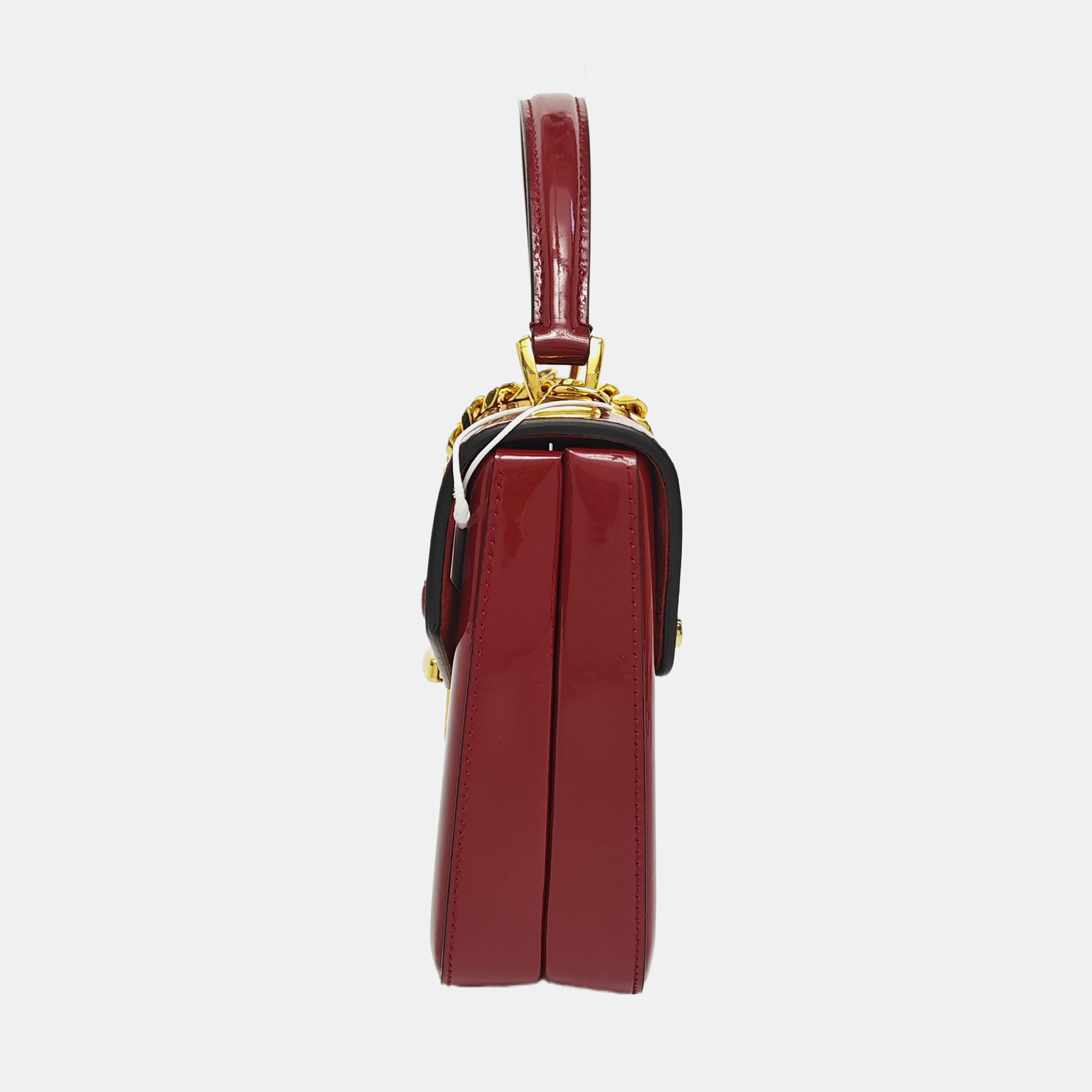 Authenticated pre-owned  Sylvie 1969 Mini Patent Leather Red - Shoulder Bag at Looply