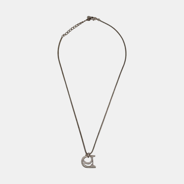 CD Swing Metal Silver Necklace