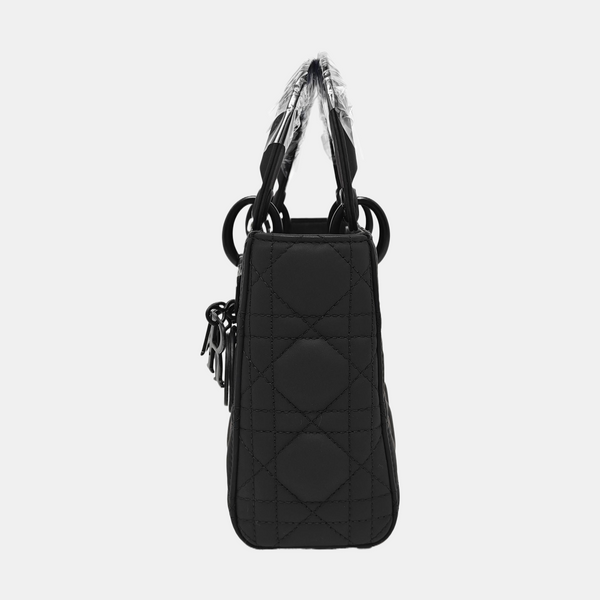 Lady Dior Mini Cannage Lambskin Black