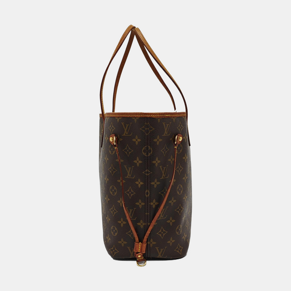 NEVERFULL MM Monogram Coated Canvas Brown