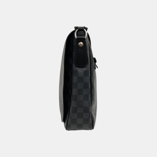 DANIEL MM Damier Graphite Coated Canvas Gray