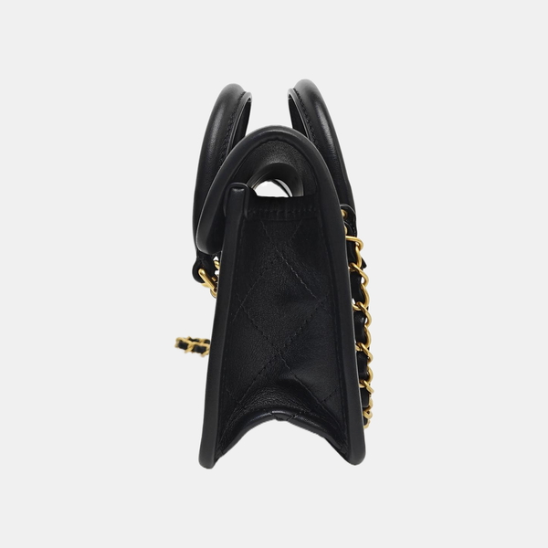 CLASSIC FLAP Small Quilted Velvet Black