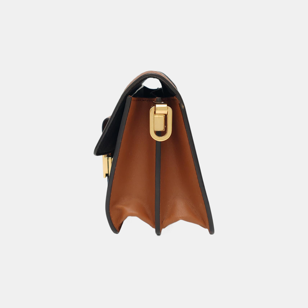 DAUPHINE Mini Monogram Coated Canvas Brown