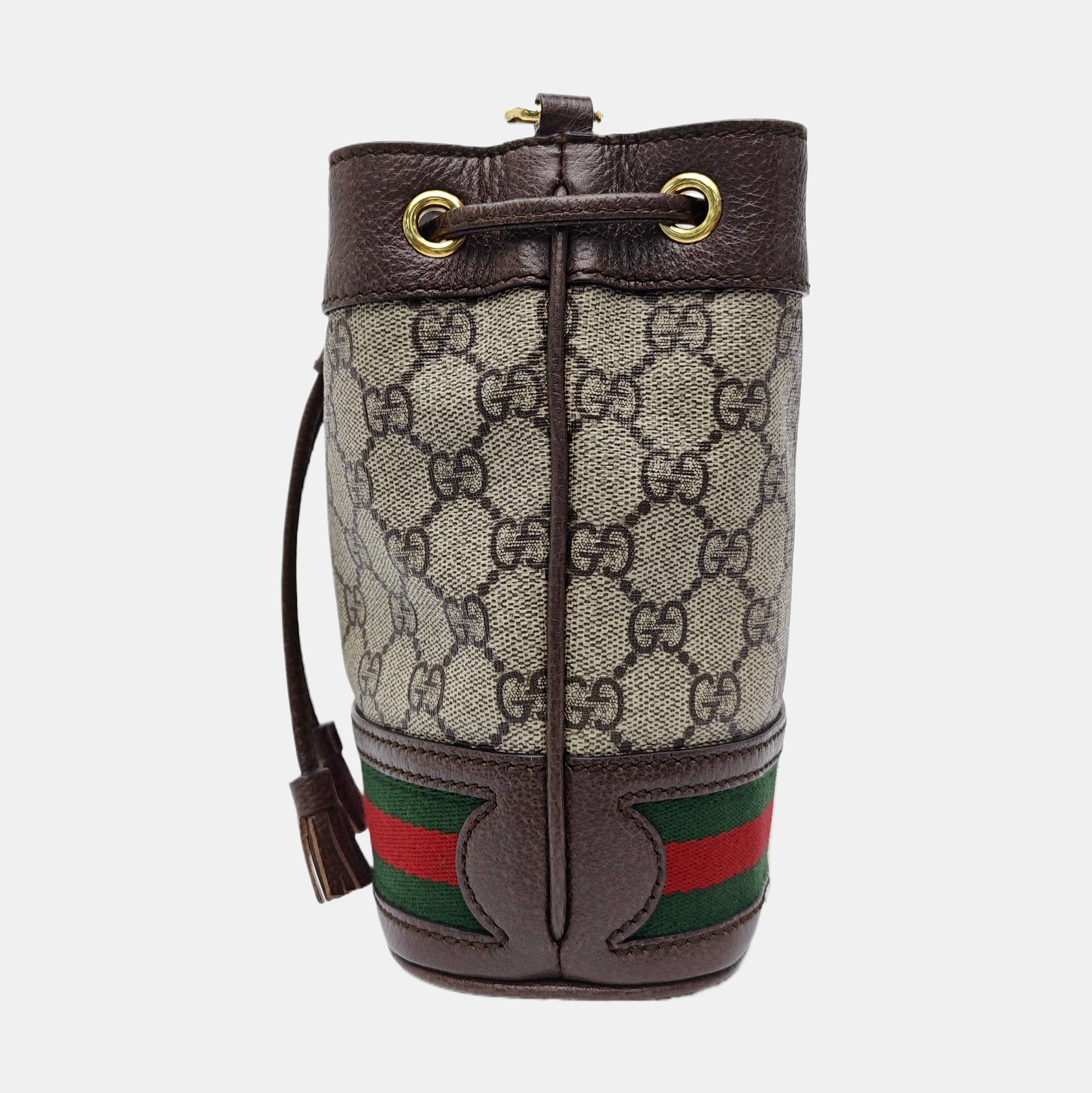 Ophidia Mini Monogram Coated Canvas Beige