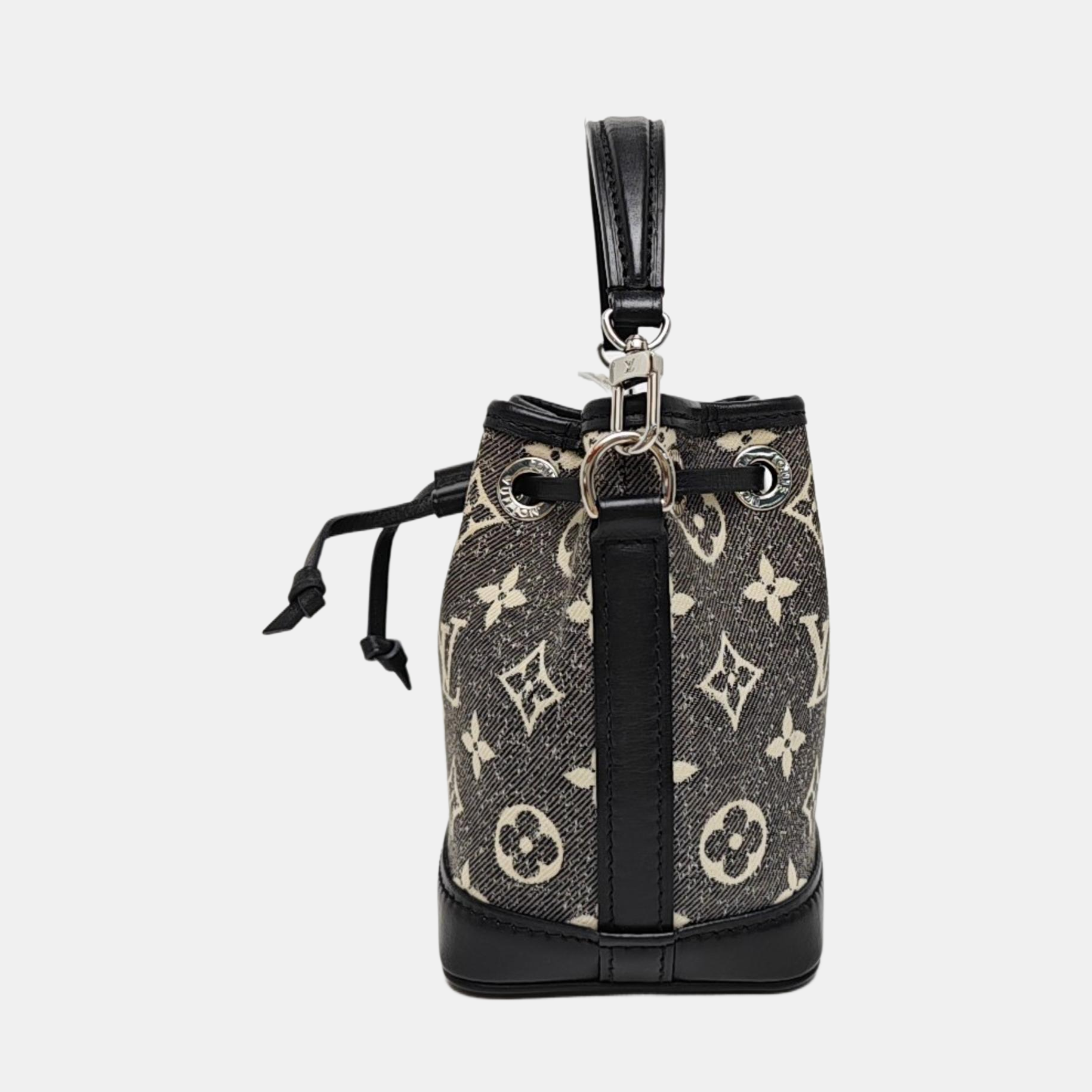 NOÉ Nano Monogram Canvas Gray