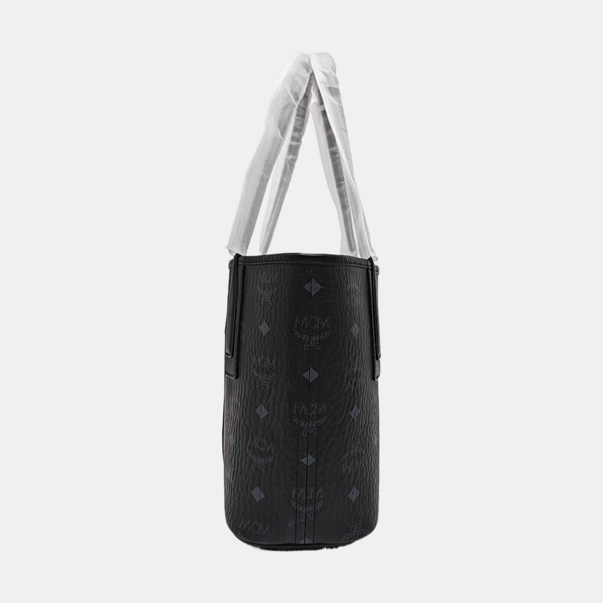 LIZ Monogram Coated Canvas Black