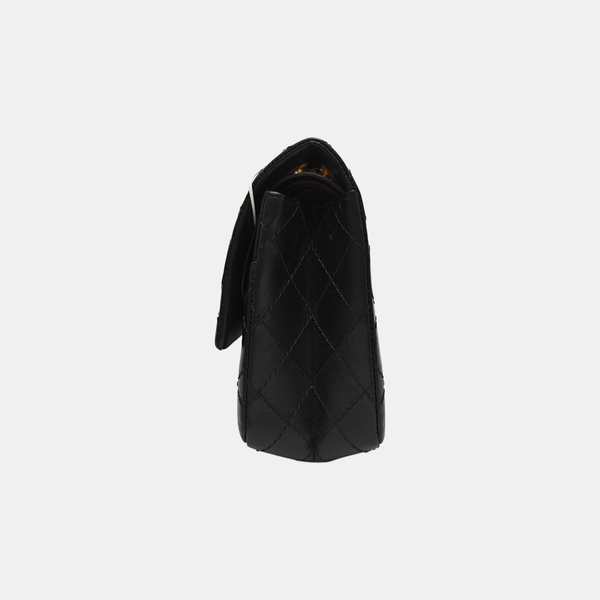 2.55 225 (small) Quilted Calfskin Black