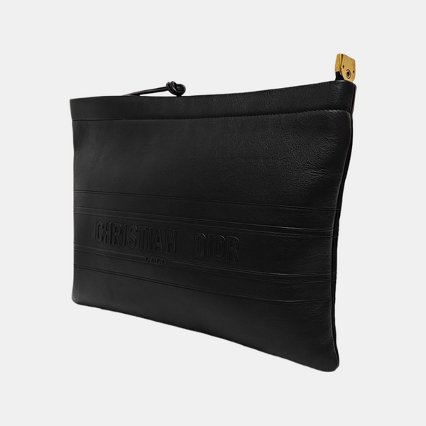 Calfskin Clutch Black