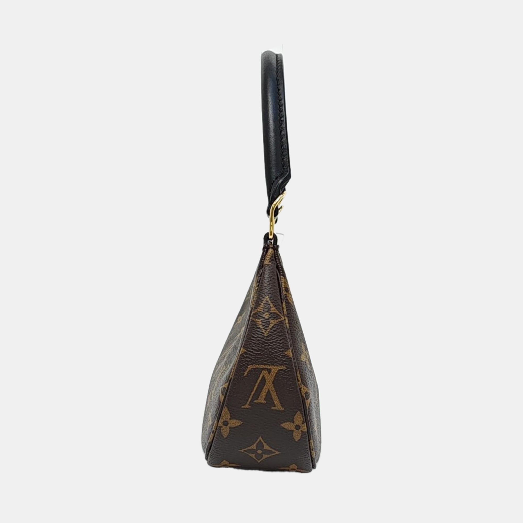 CATCHY PM Monogram Coated Canvas Brown