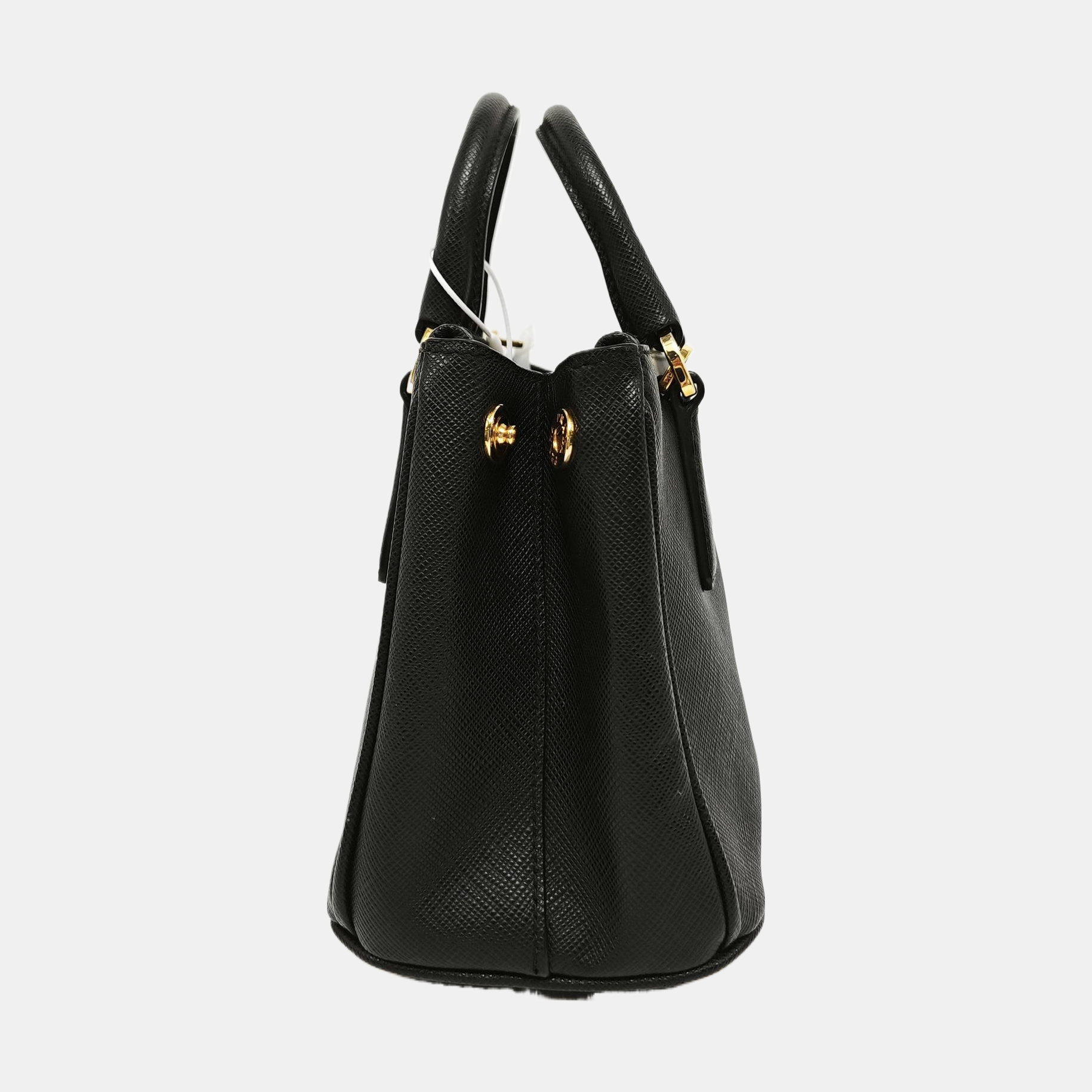 Galleria Super Mini Saffiano Calfskin Black