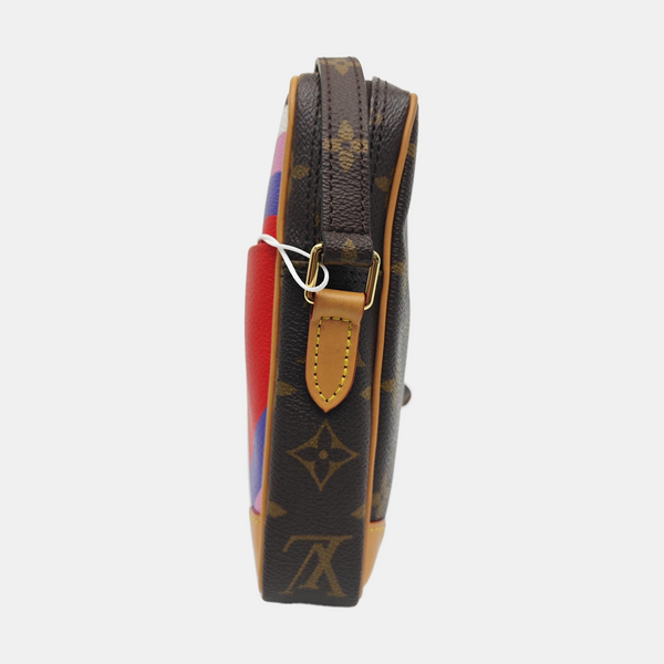 PANAME SET Monogram Coated Canvas Brown