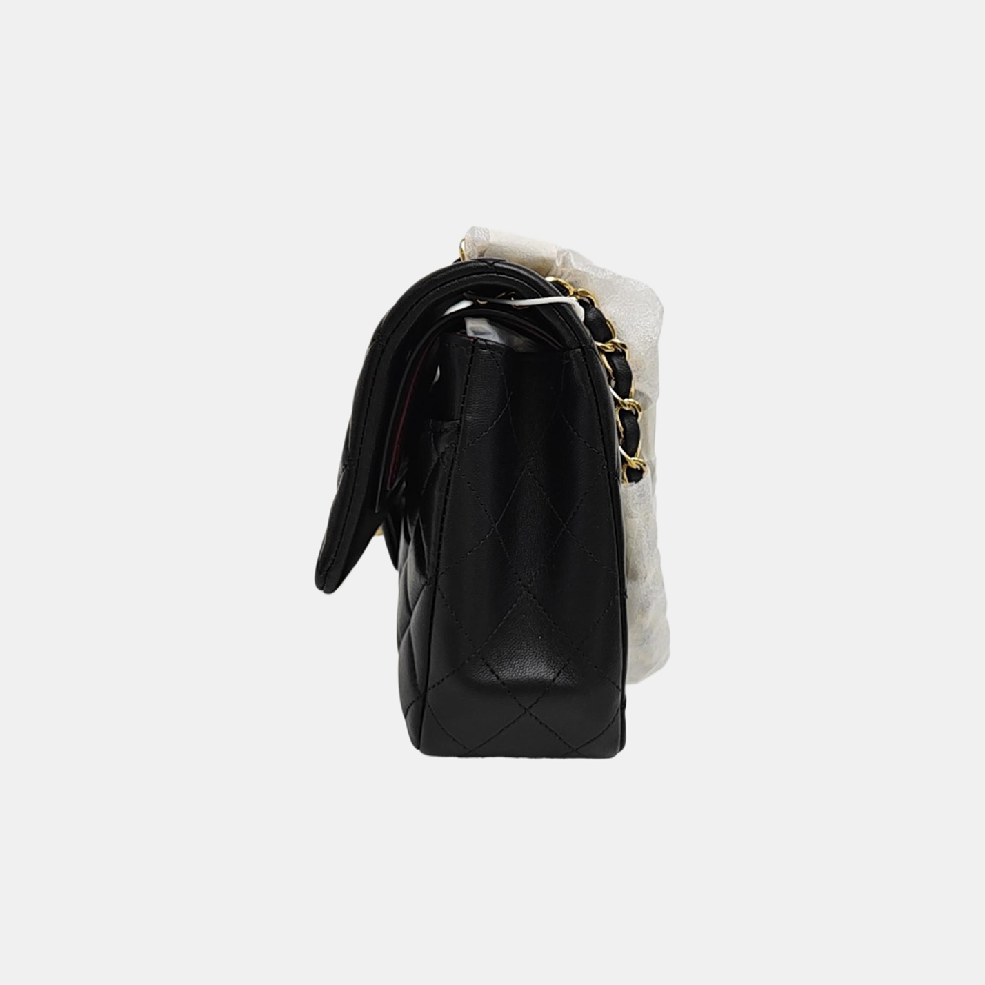CLASSIC FLAP Medium Quilted Lambskin Black