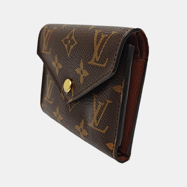 VICTORINE Monogram Coated Canvas Brown Wallet