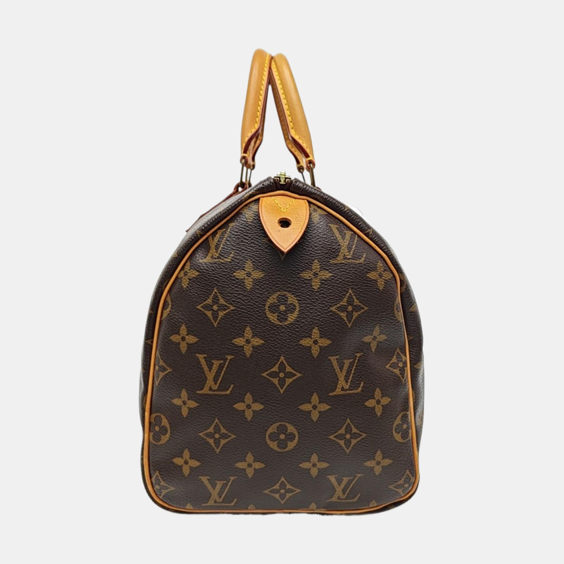 SPEEDY 30 Monogram Coated Canvas Brown