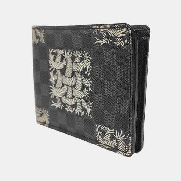 Damier Graphite Coated Canvas Wallet Gray