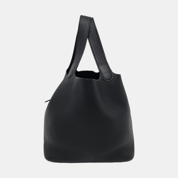 Authenticated pre-owned  Picotin 22 Clemence Black - Bucket Bag at Looply