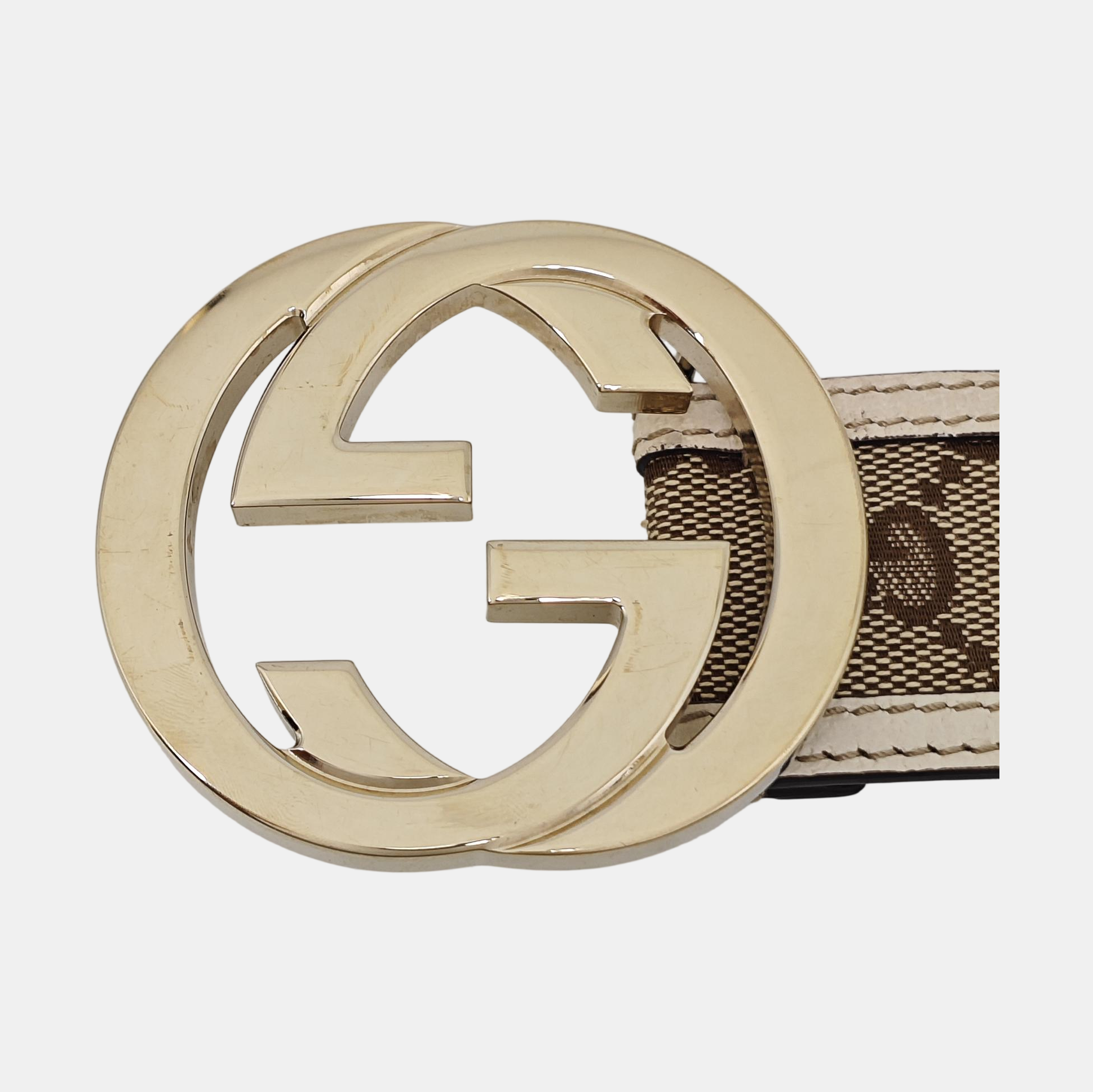 Fabric Belt Beige