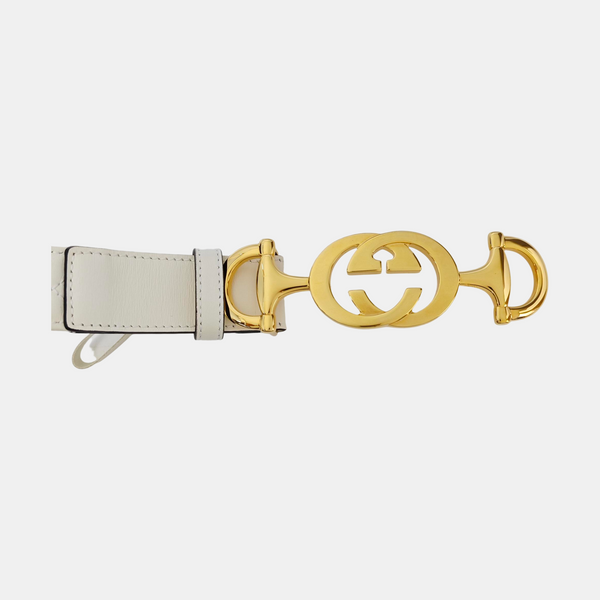 Leather Belt White