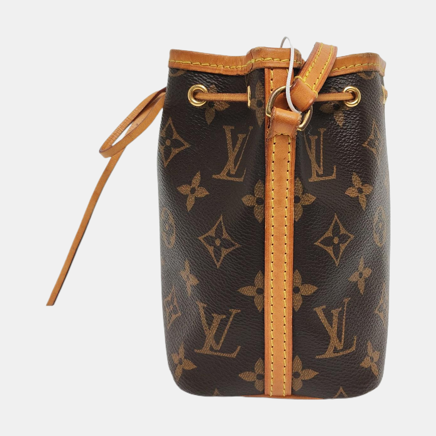 NÉONOÉ Nano Monogram Coated Canvas Brown