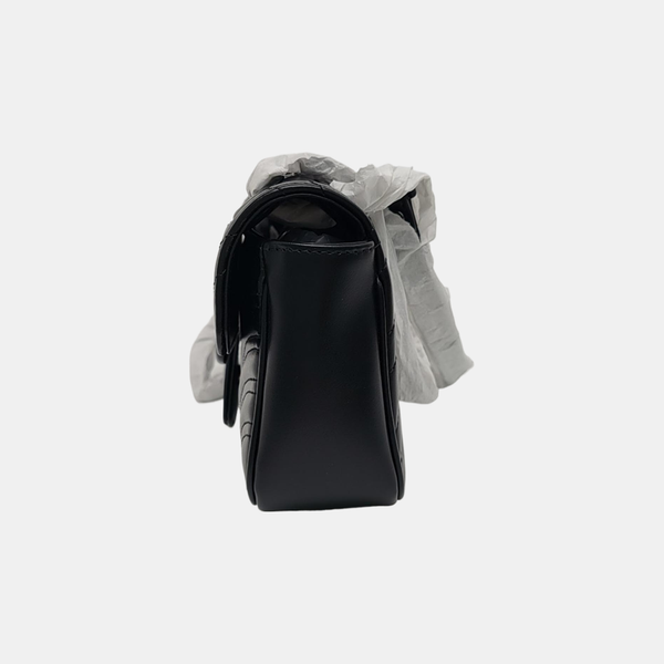 GG Marmont Small Quilted Calfskin Black