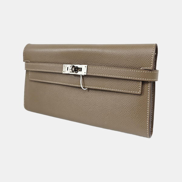 Kelly 20 Epsom Gray Wallet