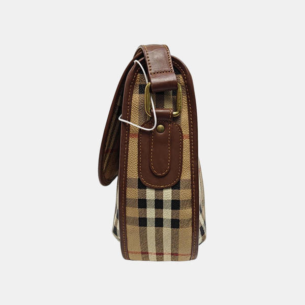 Coated Canvas Shoulder Bag Multicolor